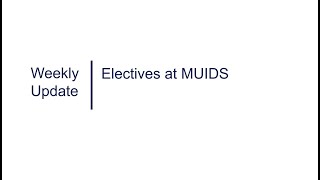 MUIDS Weekly Update: July 26th, 2021