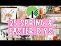 25 spring  easter diy home decor ideas  easy dollar tree diys