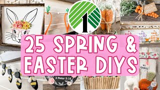 🌸25 SPRING \& EASTER DIY Home Decor Ideas!  EASY DOLLAR TREE DIYS!