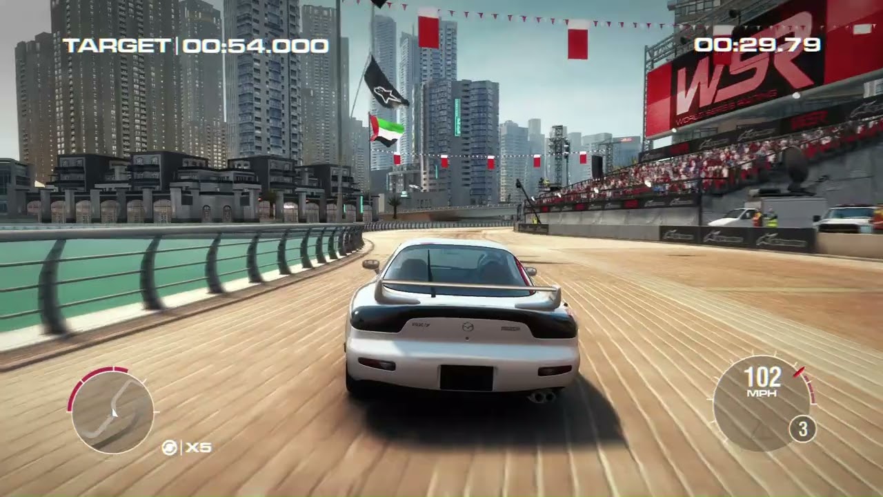 "GRID 2 Ultra Realistic Racing 4K Gameplay - Vehicle Challenge 4 - Mazda RXZ Type RZ | Dubai |