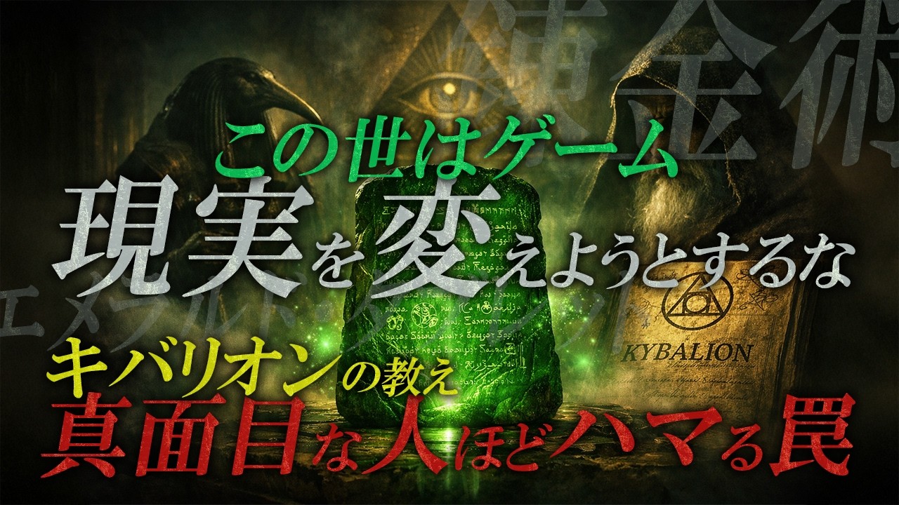 【キバリオン①】この世の真実を暴く！《７つの原理》現実のプログラム 【サロン専用動画】【一部公開】