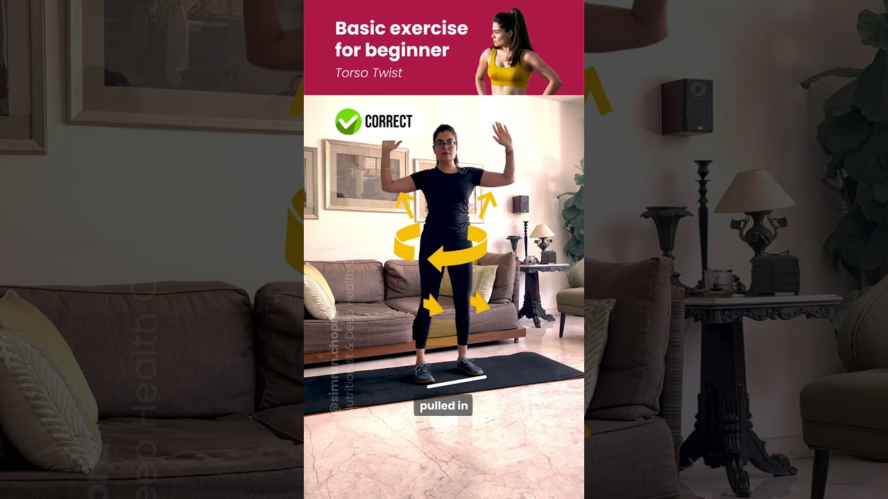 Как делать скручивания туловища для начинающих 