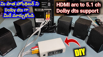 How to make a hdmi arc to 5.1 analog decoder box|Dolby dts