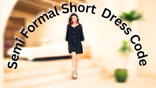 Black Semi Formal Little Dresses for Women  | semi formal outfit women
