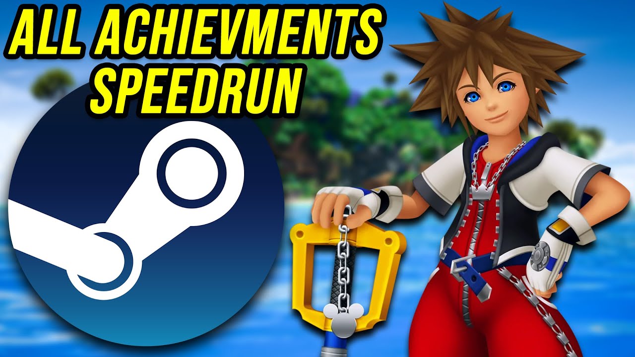 KH1FM All STEAM Achievements Speedrun | Thank you to Square Enix for the code! 