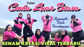 SENAM KREASI TERBARU | CINTA LUAR BIASA (ZIDAN) TIKTOK VIRAL | CHOREO Irna Chendani