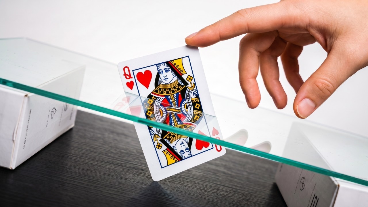 Card Through Glass - Magic Trick Revealed