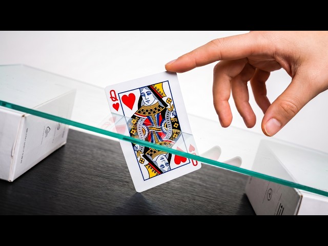 Card Through Glass - Magic Trick Revealed - YouTube