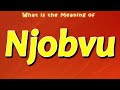 What Is The Meaning Of Njobvu What Is The Meaning Of Njobvu
