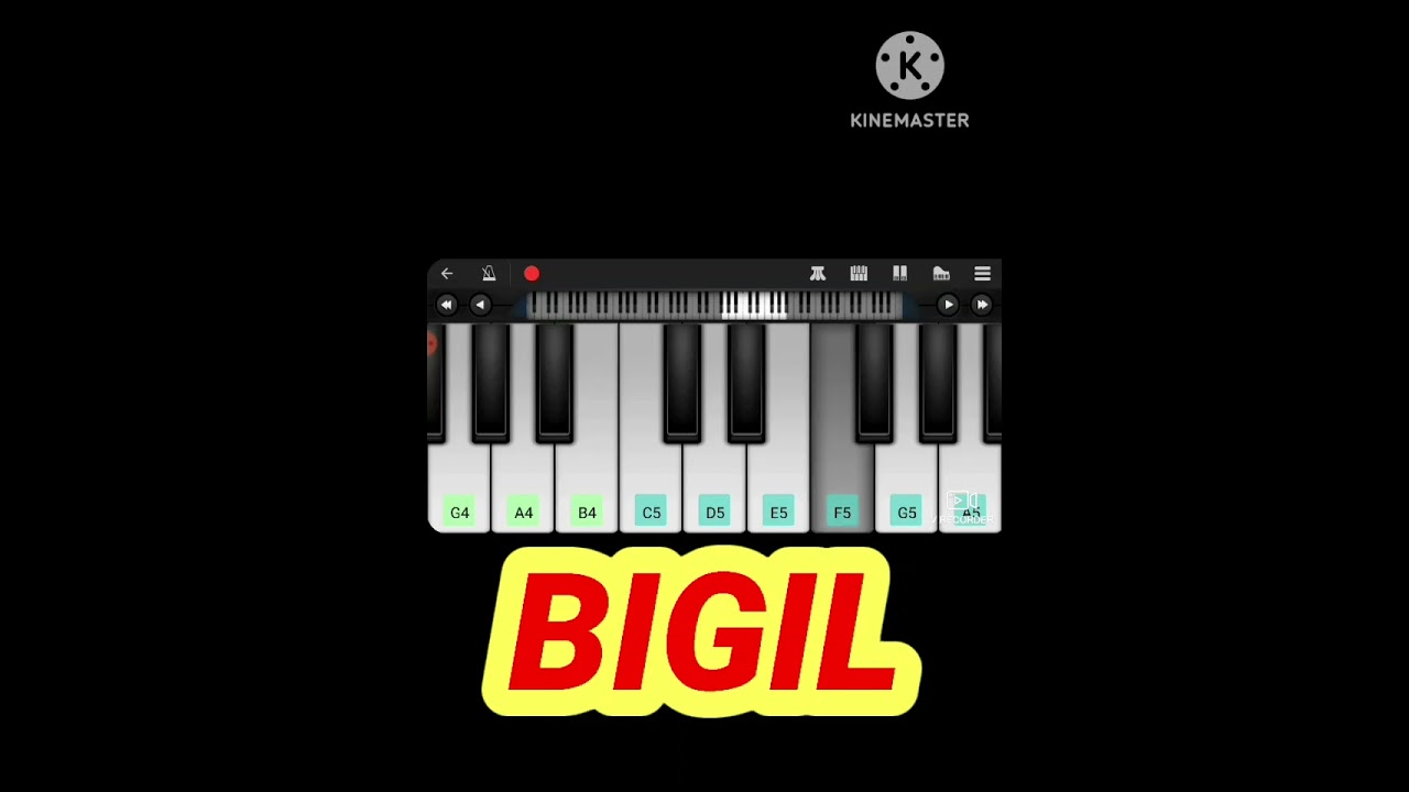 BIGIL BGM IN PIANO 