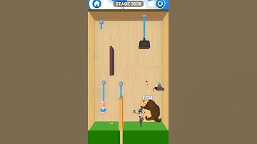 rescue cut rope puzzle stage 3038| rescue cut rope puzzle game for android and iOS #short