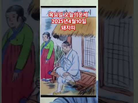 <strong>돼지띠</strong> 오늘의운세 2025년4월10일 운세 #운세 #오늘의운세 #돼지띠운세