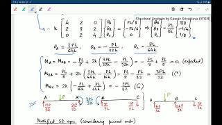 Structural Analysis - 16 - Slope-deflection method 2