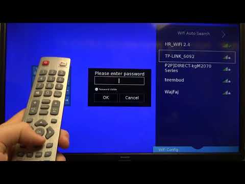 How to Connect WiFi Network in Sharp Aquos TV (32BC5E)?