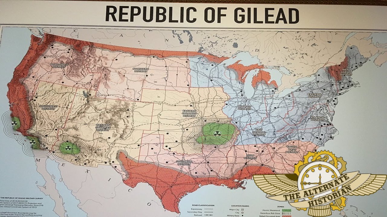 What is Happening Inside the Republic of Gilead? (A Map Analysis) - YouTube