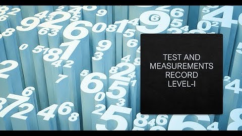 B.Ed.,(Maths):TEST AND MEASUREMENTS RECORD LEVEL-I Statistical Interpretation  (PART-4) in English