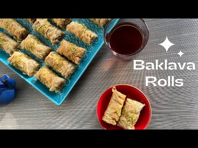 Vegan Baklava Rolls  Karanji Baklava – Cookilicious