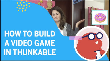 How to build a Video Game in Thunkable!  - Doughnut Shop Game