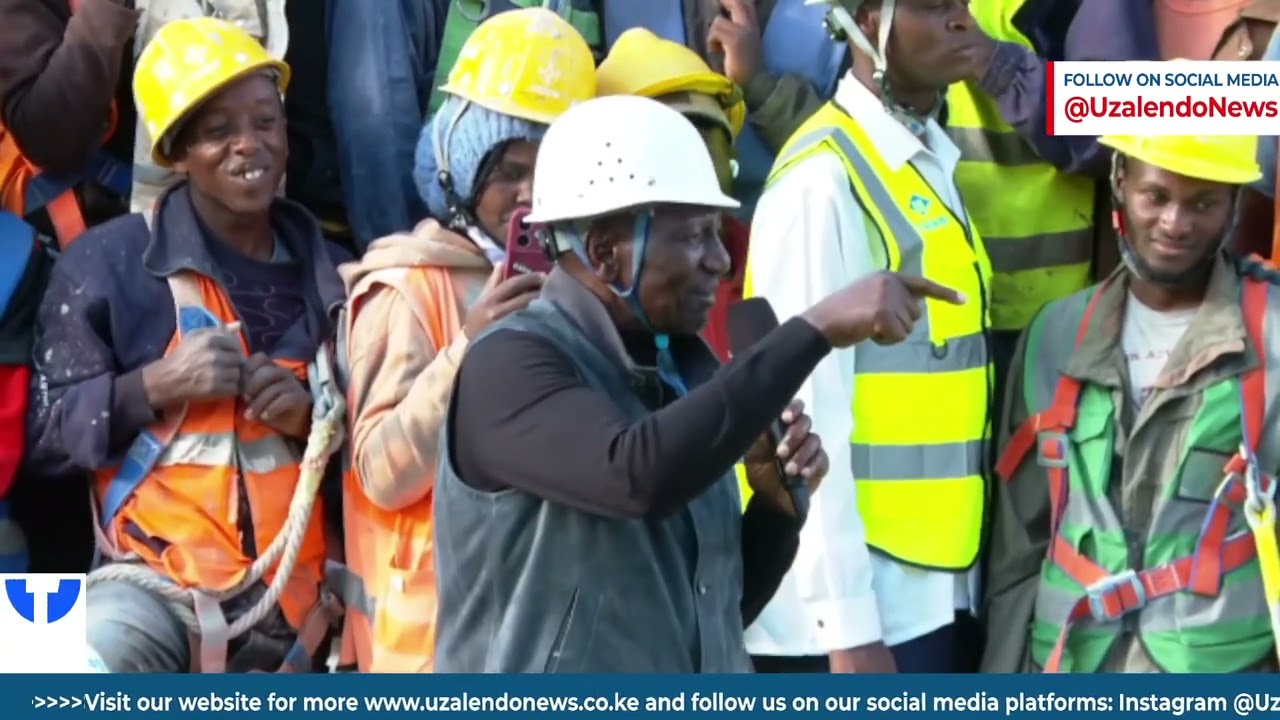 President Ruto's speech at Bomas after inspecting the construction progress, laughs at opposition