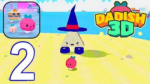 Dadish Game 3D - Gameplay Walkthrough, World 2 : Kokoso Cave (iOS, Android) | Part 02