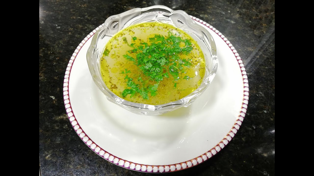 Caldo de Pollo Fácil y Rápido Receta de Consomé de pollo Como Preparar Consomé De Pollo