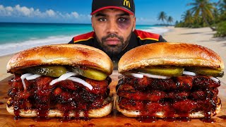 (ASMR) MCRIB MUKBANG