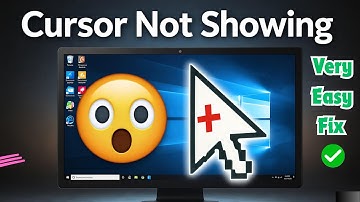 Very Easy Solution For Cursor Not Showing, Disappears Problem in Windows 10/11 etc.
