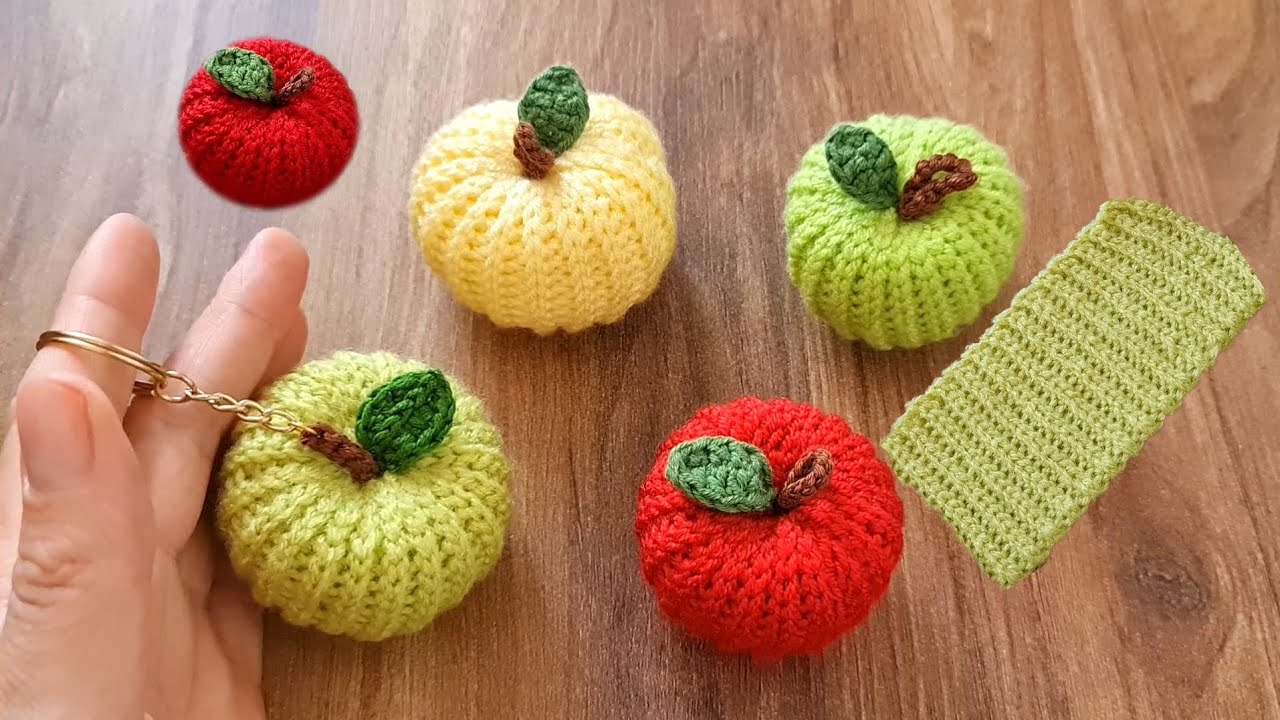 10 Free Crochet Apple Patterns - Nicki's Homemade Crafts