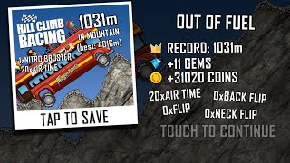 Hill Climb Racing - Mountain 1031m in Tourist Bus screenshot 5