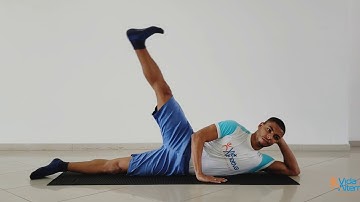 Abdução de quadril em decúbito lateral