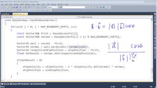 Vector projectOnto() Function