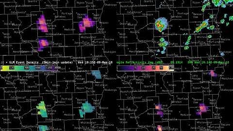 GLM 4-panel Convective Initiation