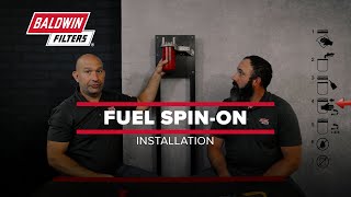 Baldwin Fuel Spin-on Install