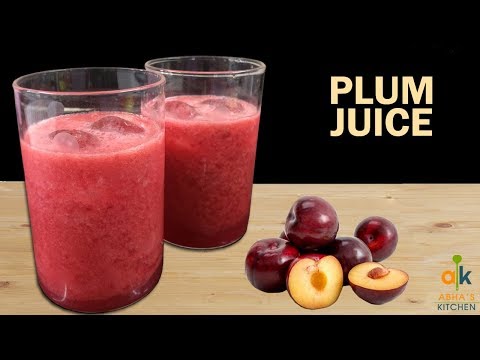 Refreshing Plum Juice Recipe - Easy, Healthy & Quick Juice Recipe - हेल्थी एंड टेस्टी आलू बुखारा जूस