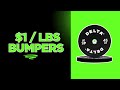 Delta Onyx Bumper Plates Review ($1/LBS Budget Bumper Plates)
