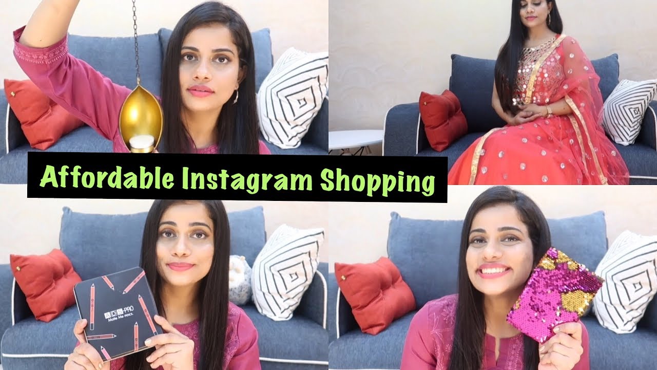 INSTAGRAM SHOPPING HAUL starting ₹199 | Sana K indian youtuber neelam instagram
