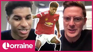 Marcus Rashford Explains How His Childhood Inspired His Book Club \& Free School Meals Campaign | LK