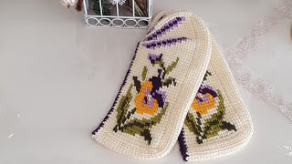 Tunus Işi Menekşe Patik Modeli