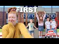*emotional* FIRST day at their new school (24 hours)