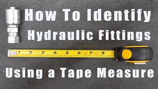 How To Identify Fittings With a Tape Measure   HD 1080p