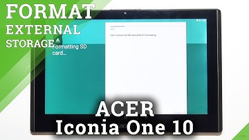 How to Format SD Card in ACER Iconia One 10 – Erase External Storage