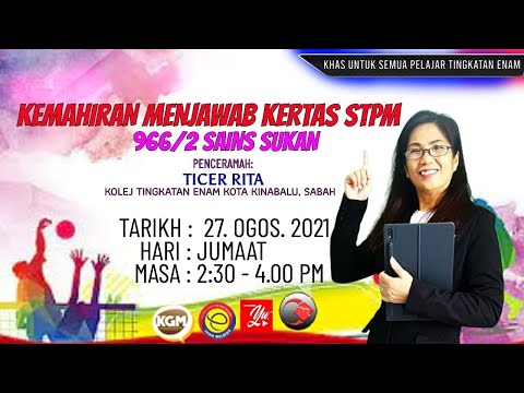 KEMAHIRAN MENJAWAB KERTAS 966/2 [SAINS SUKAN STPM]