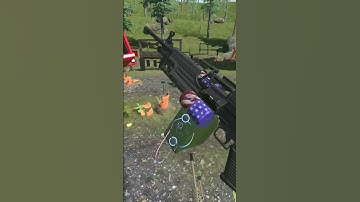 Shooting 40mm Grenades Out of an M249  #gaming #h3vr #vrgaming