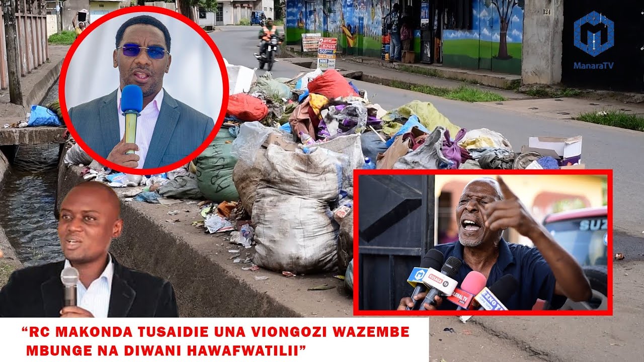 WANANCHI WA ARUSHA WAMVAA MBUNGE GAMBO NA DIWANI,TAKA TAKA HAZIZOLEWI  WALALAMIKIA UCHAFU