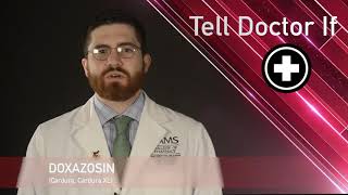 Doxazosin Or Cardura, Cardura Xl Medication Information Dosing, Side Effects, Patient Counseling