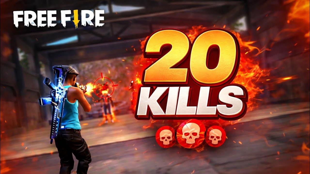 Duo vs Squad Full Map BR Rank 10+10 Kills In Free Fire