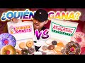 ¿Quién vende las MEJORES DONAS? 🍩🥛 Krispy Kreme VS Dunkin Donuts