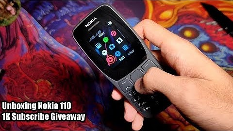 Unboxing & Review Nokia 110 |Hp Legend Indonesia