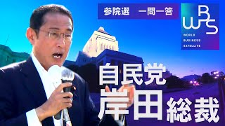 【地上波未公開版】自民党・岸田総裁に大江キャスターが迫る！参院選 一問一答【WBS】（2022年7月4日）