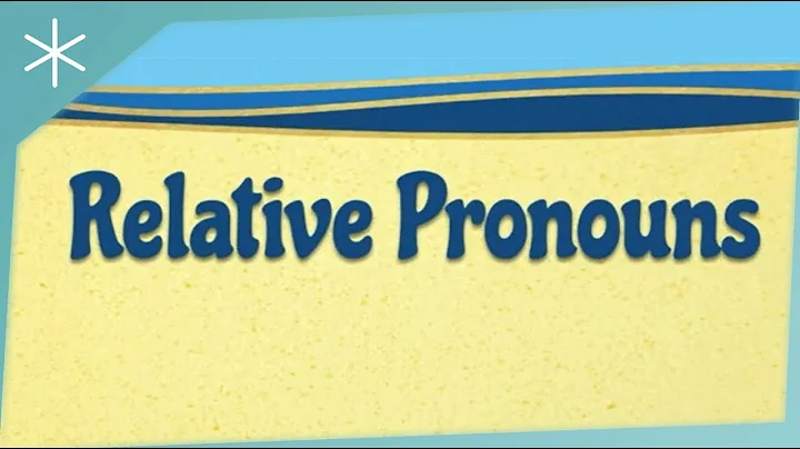 Relative Pronouns